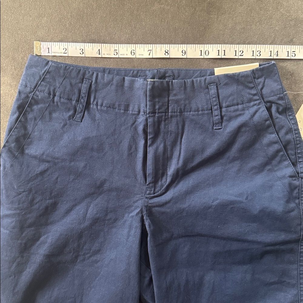 Women’s Navy Blue Straight Leg High Rise Office Casual Pants a new day 4R NEW - Picture 8 of 14